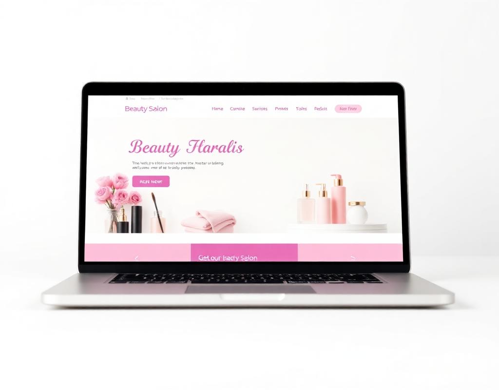 Salon Website Preview